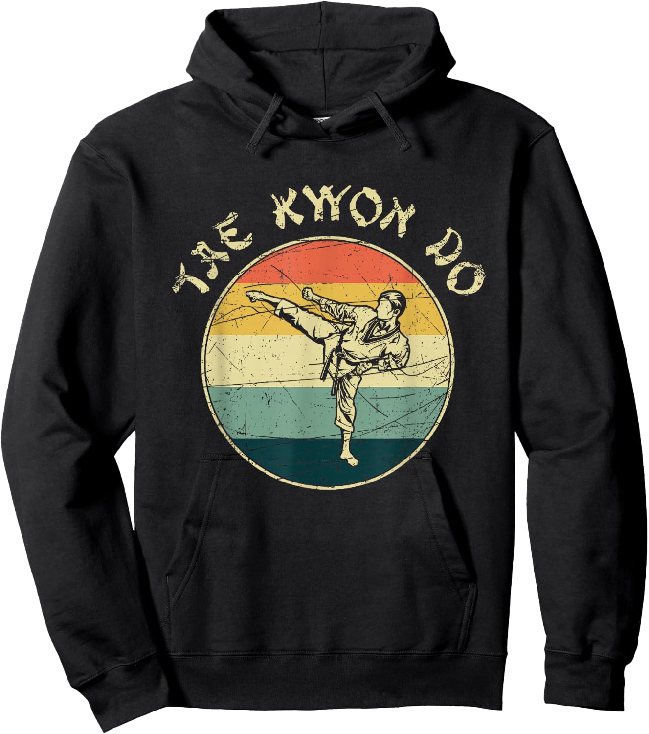 Retro Taekwondo Hoodie - Hoodie | Black