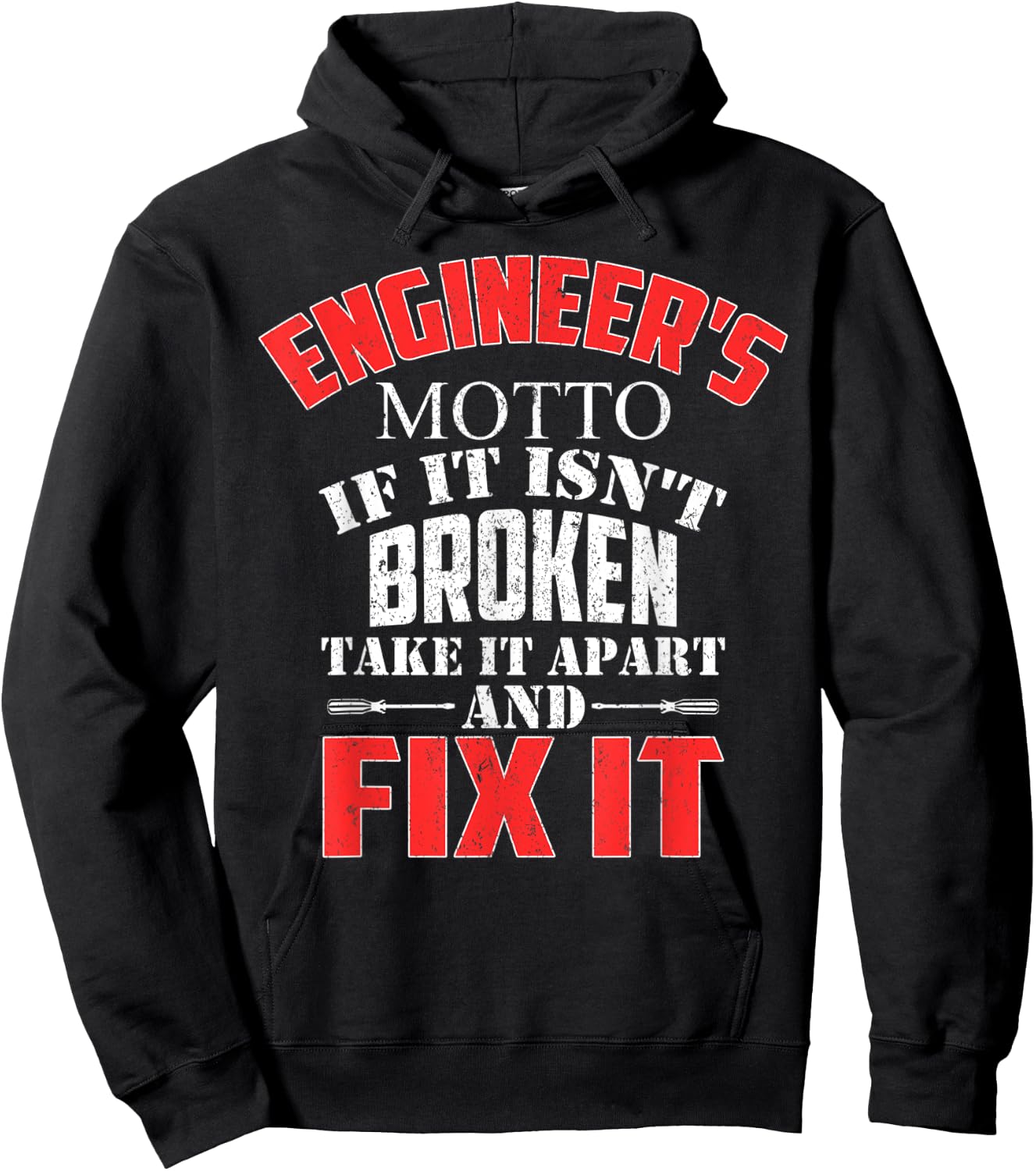 Computergear Funny Engineers Motto Engineering Hoodie - Hoodie | Black