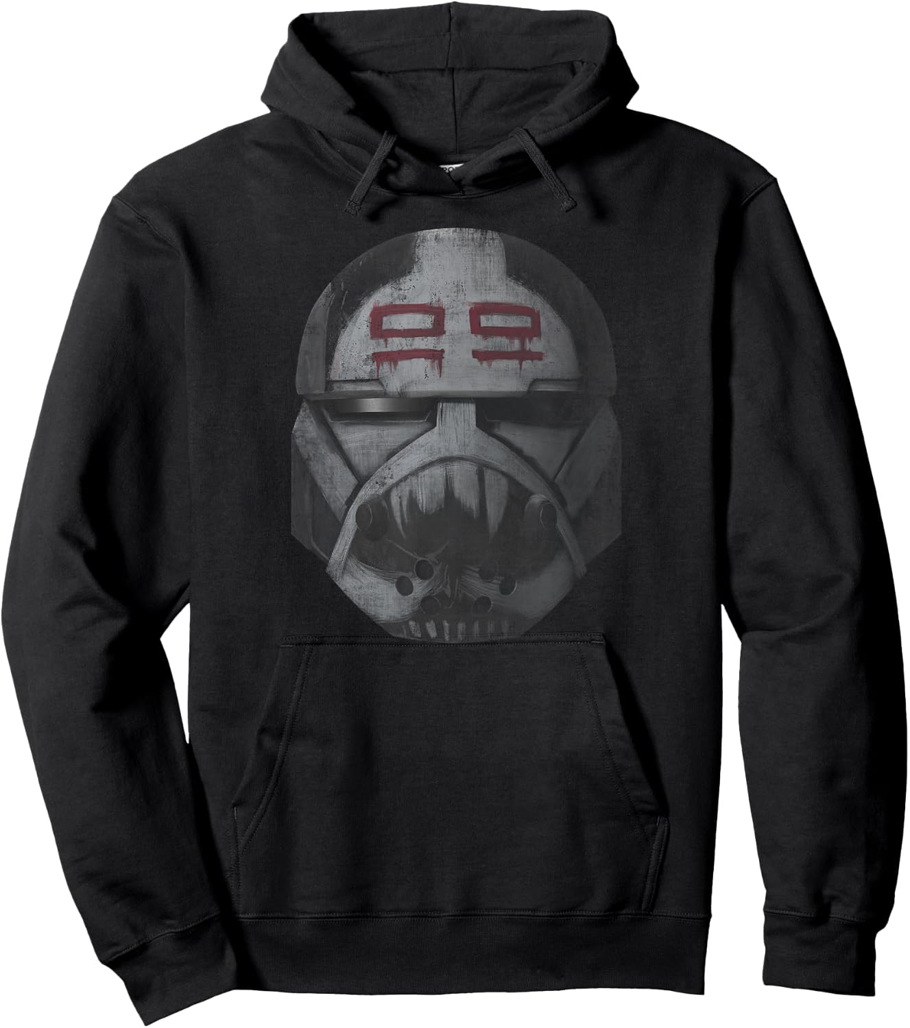 Star Was The Clone Wars The Bad Batch Wrecker Helmet Hoodie - Hoodie | Black