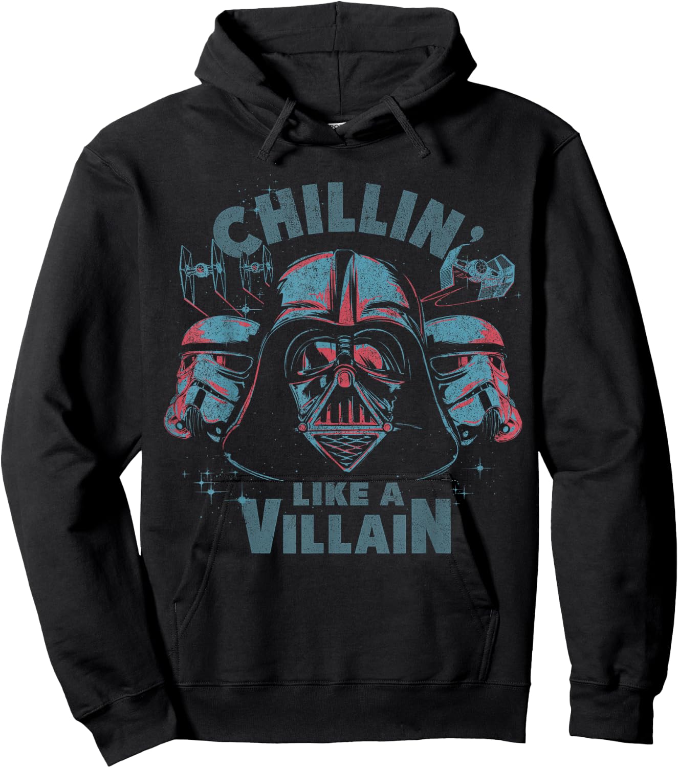 Star Wars Darth Vader Chillin Like A Villain Hoodie - Hoodie | Black