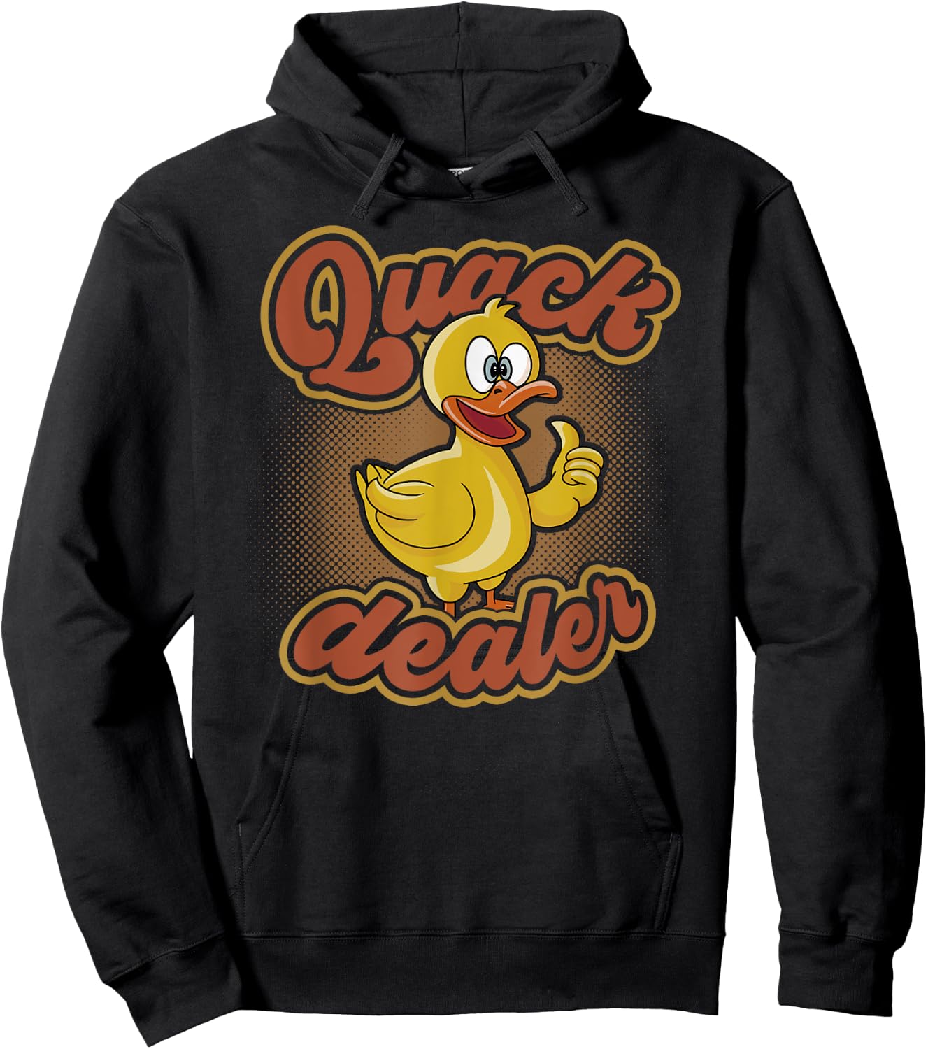 Quack Dealer Funny Duck Lovers Pun Men Women Hoodie - Hoodie | Black