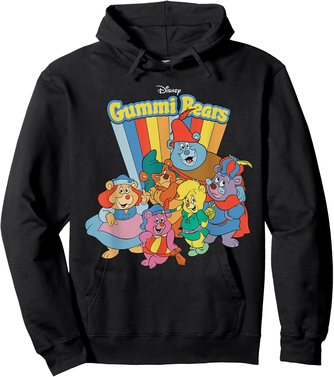 Disney Rubber Bear Band Retro Hoodie - Hoodie | Black
