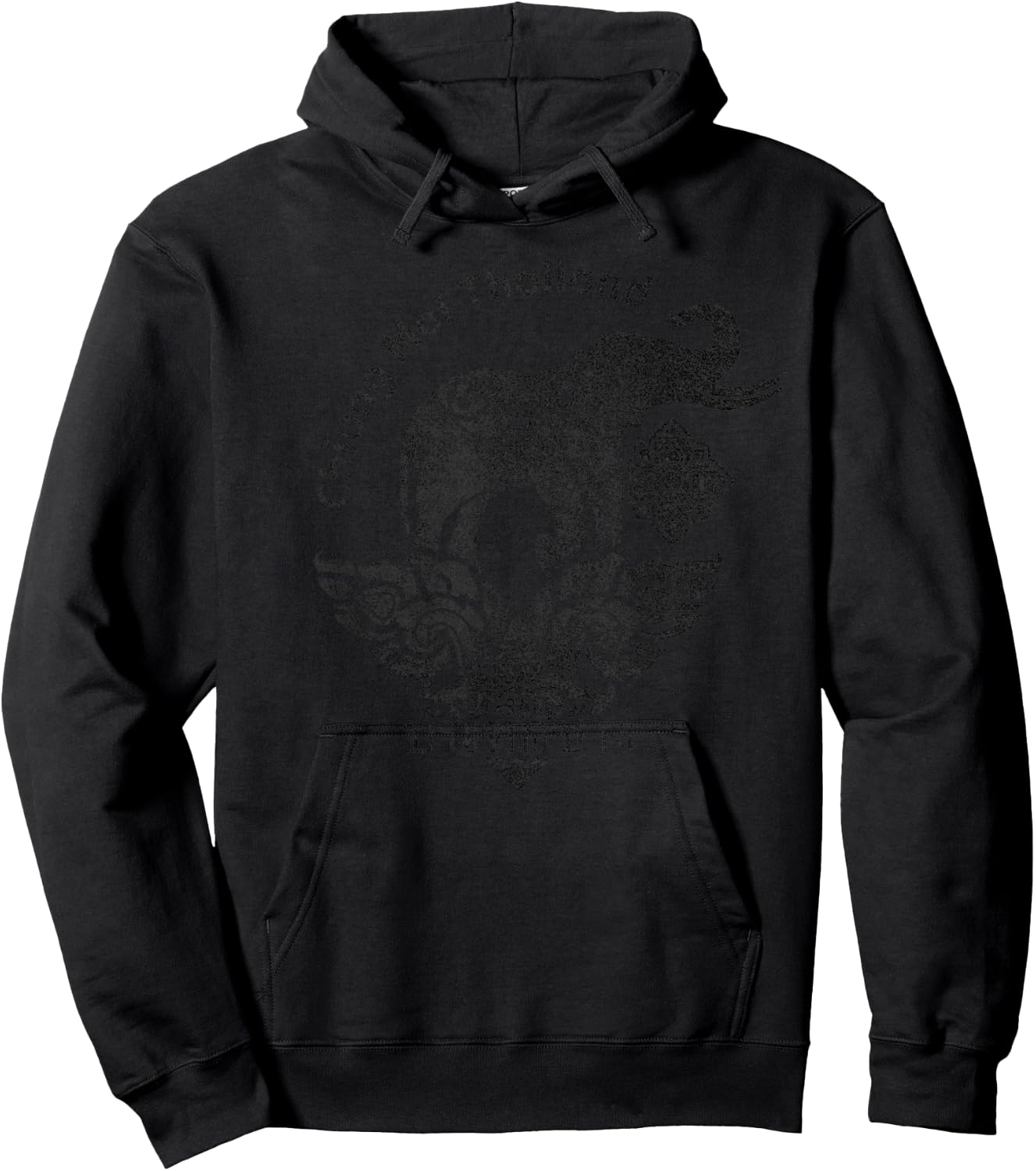 Chiang Mai Thailand Elephant Thai Travel Hoodie - Hoodie | Black