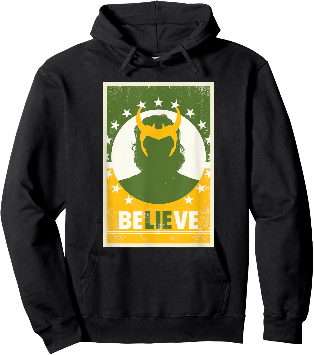 Marvel Loki Believe President Loki Poster Hoodie - Hoodie | Black