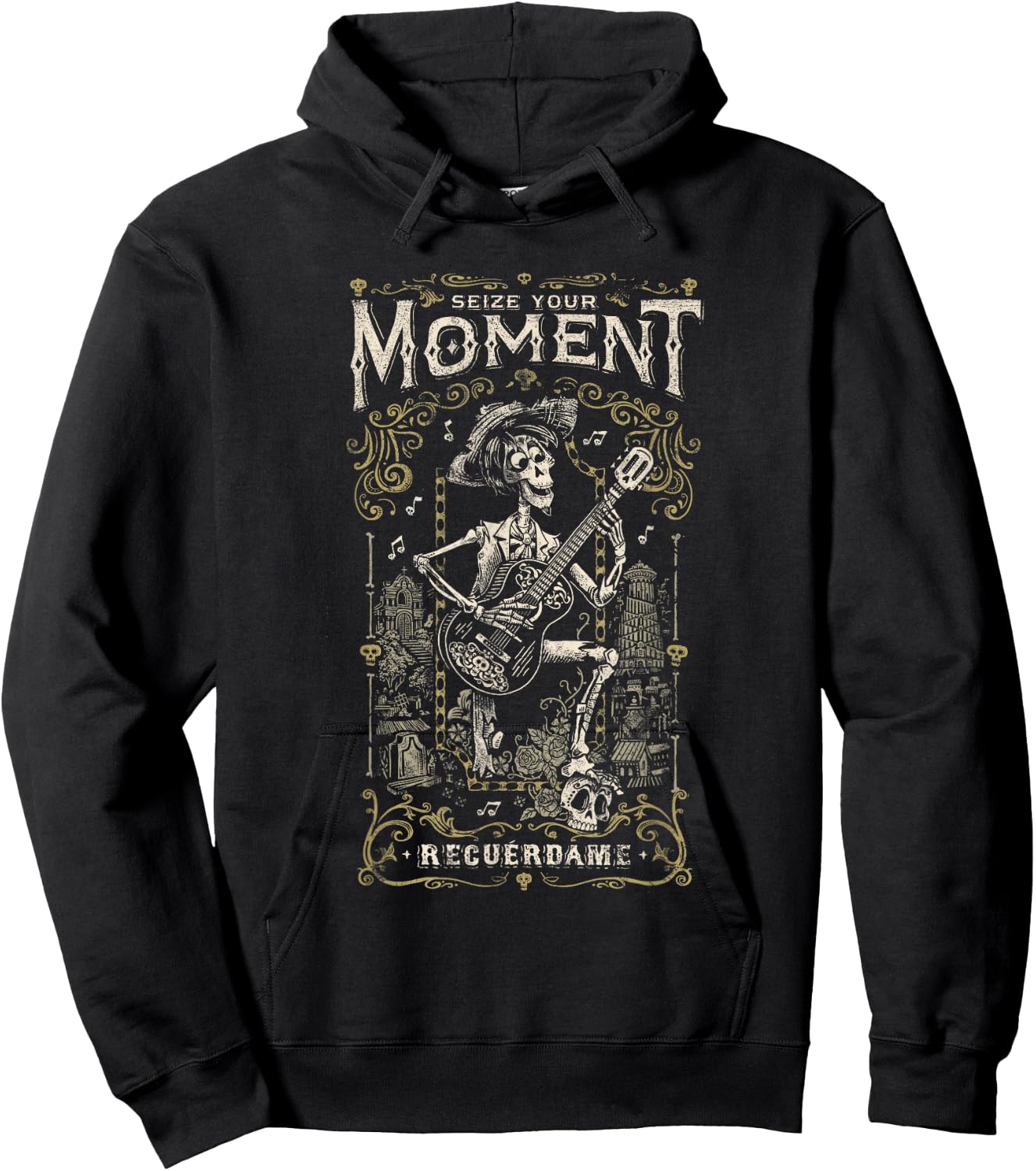 Disney and Pixar's Coco Héctor Recuérdame Seize Your Moment Hoodie - Hoodie | Black