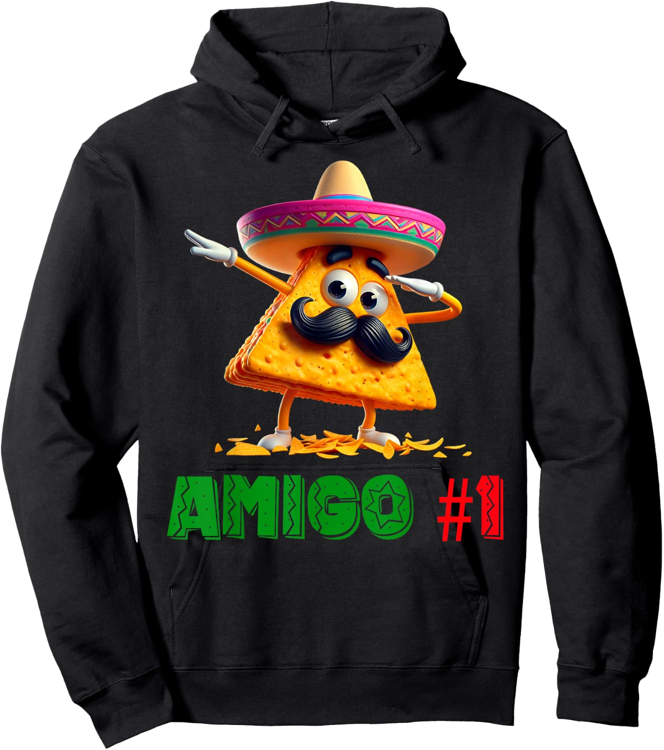 The 3 Three Amigos Cinco De Mayo Amigo #1 Group Matching Hoodie - Hoodie | Black