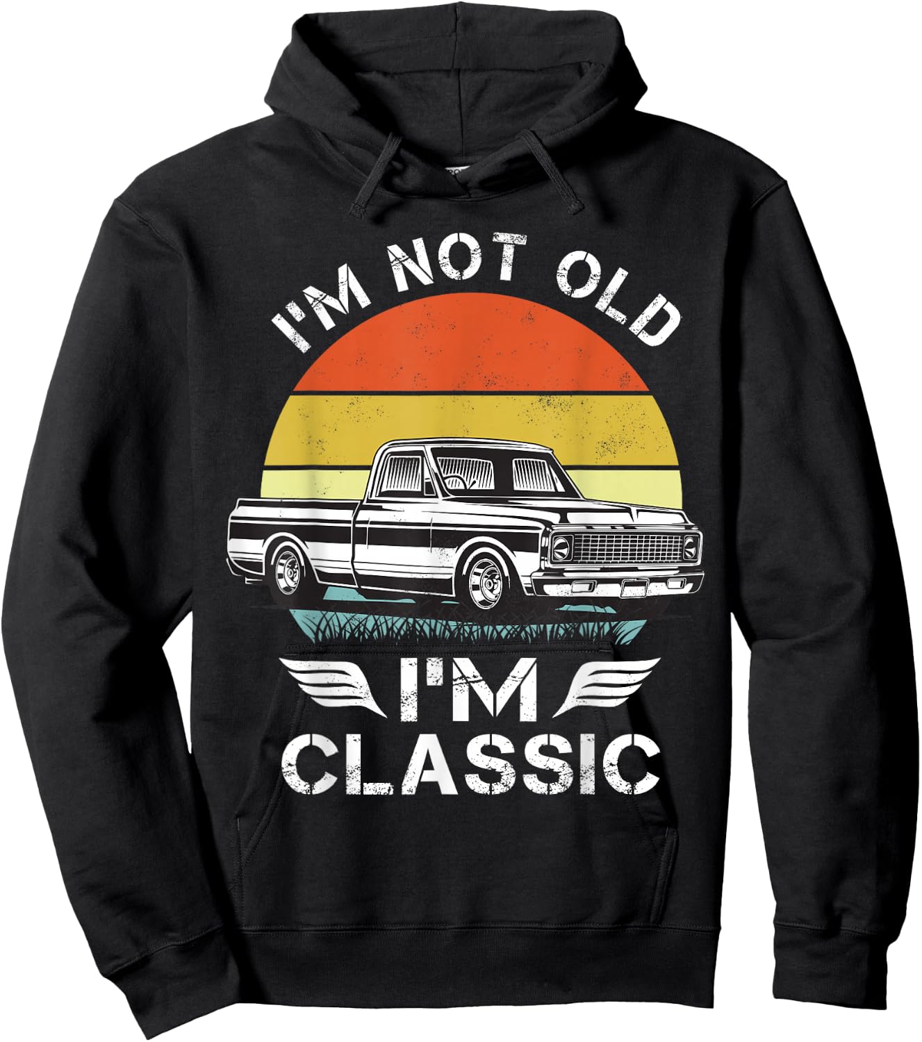 1970 Chevys C10 Hoodie - Hoodie | Black