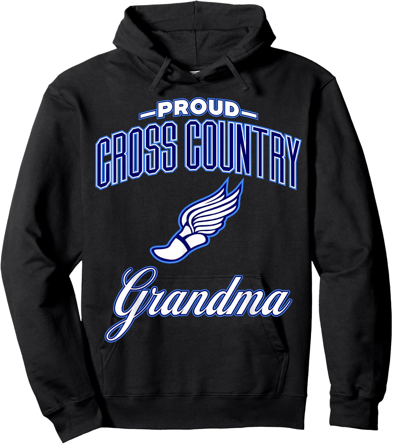 Cross Country Grandma Hoodie - Hoodie | Black