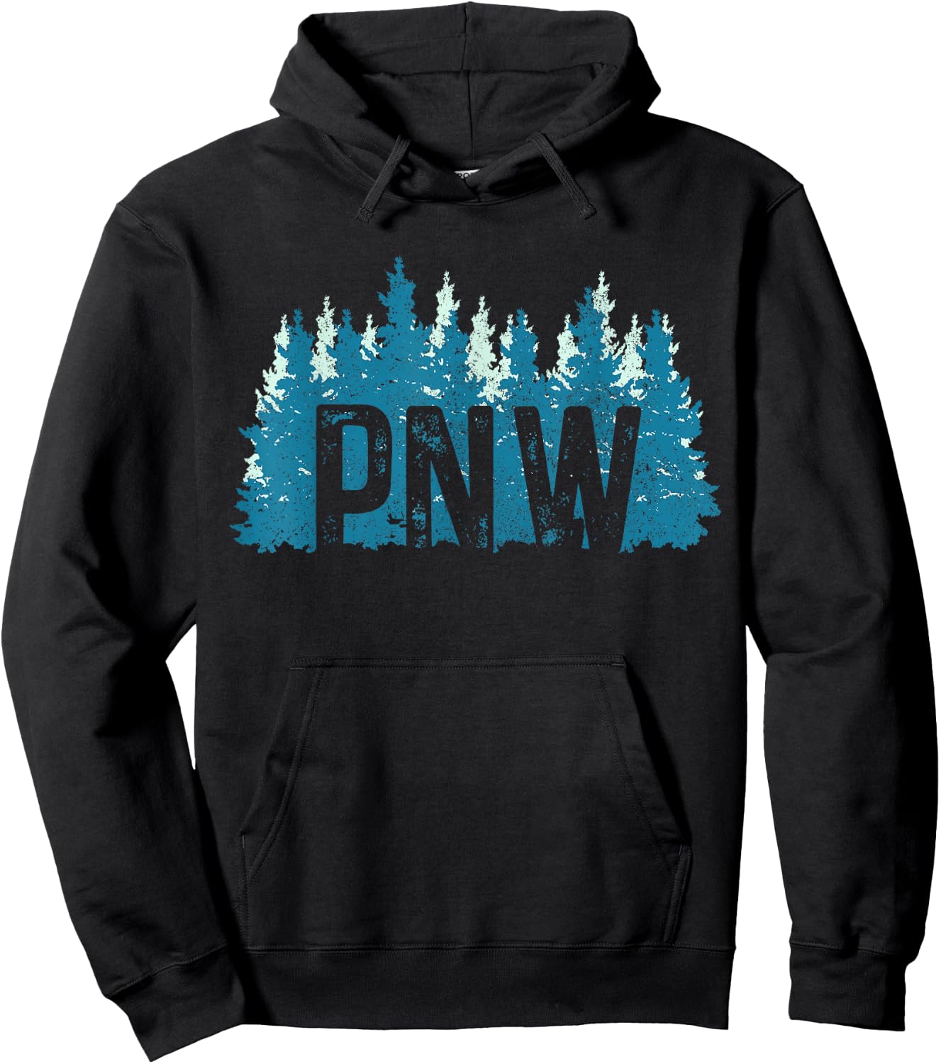 Pacific Northwest PNW Oregon Washington USA America Souvenir Hoodie - Hoodie | Black