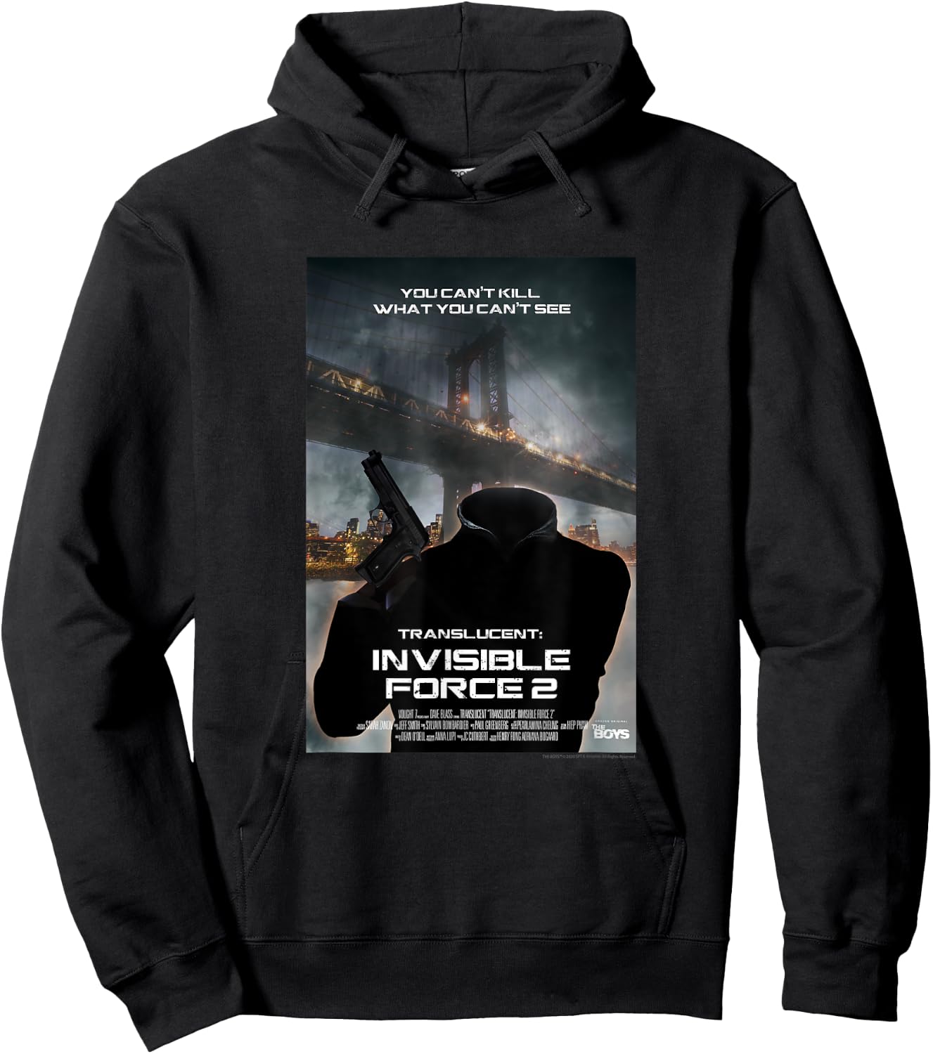 The Boys Translucent Movie Poster Hoodie - Hoodie | Black