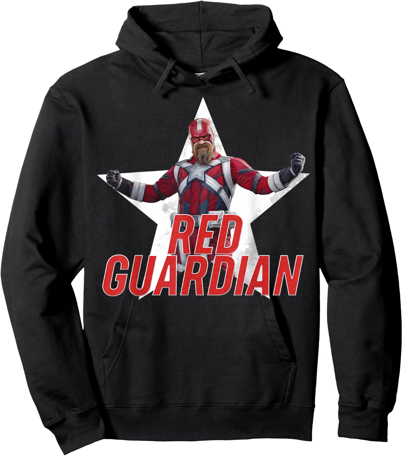 Marvel Black Widow Red Guardian Portrait Hoodie - Hoodie | Black