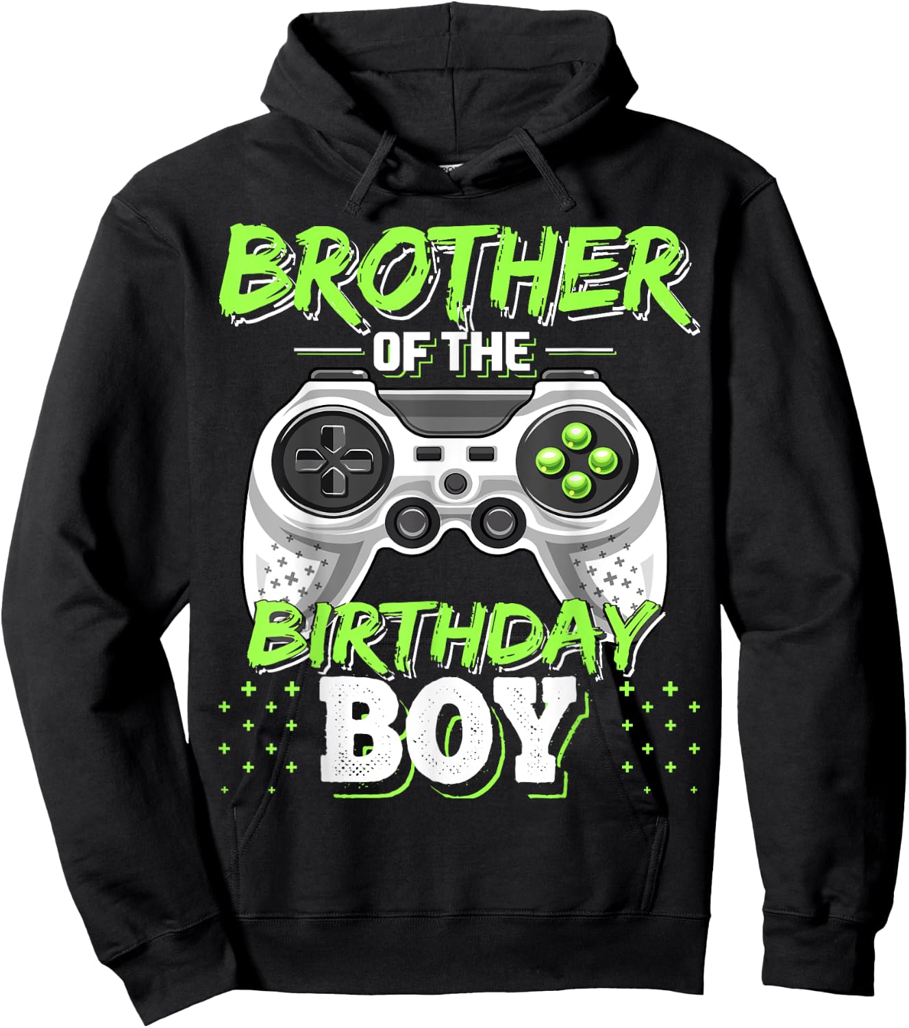 Brother of the Birthday Boy Matching Video Game Birthday Hoodie - Hoodie | Black