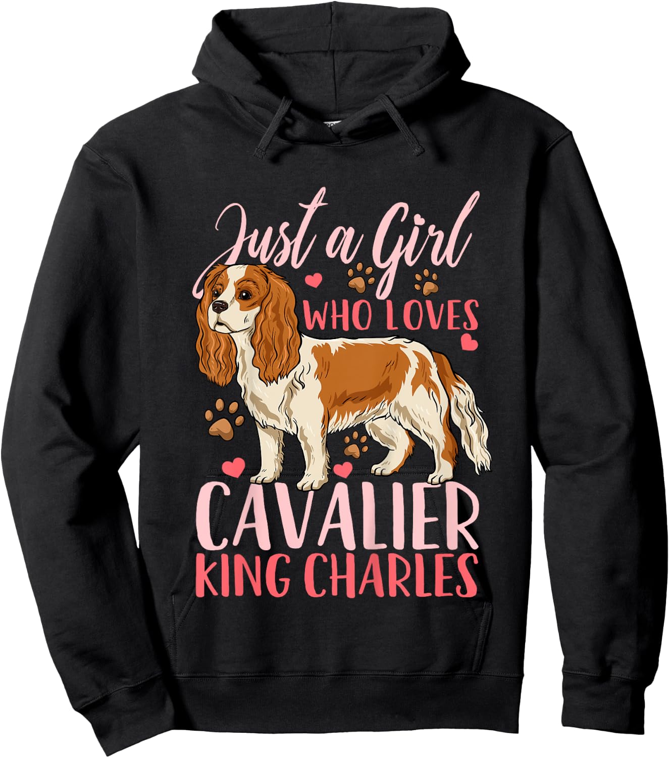 Kids Cavalier King Charles Gift Hoodie - Hoodie | Black