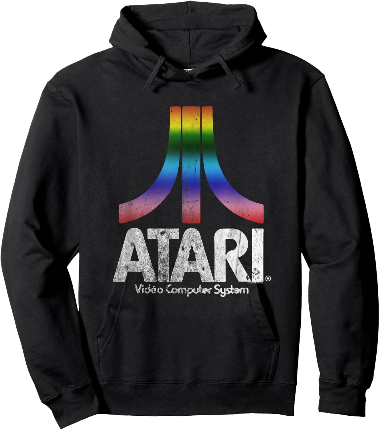 Atari Video Computer System Distressed Art Game Hoodie - Hoodie | Black