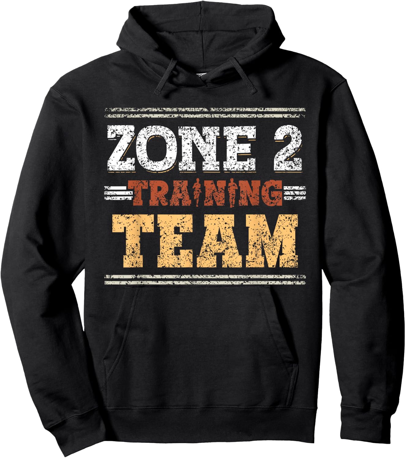 Zone 2 Training Team Fitness Cardio Sport Zone 2 Hoodie - Hoodie | Black
