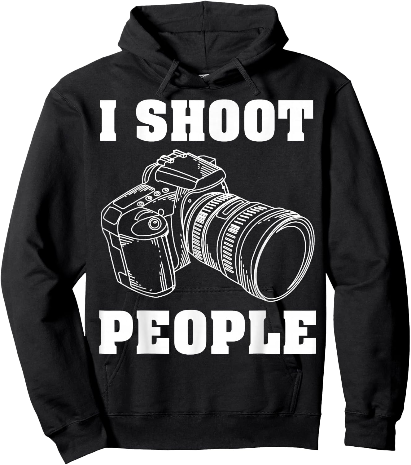 I Shoot People | Cute I Love Photography Hoodie - Hoodie | Black