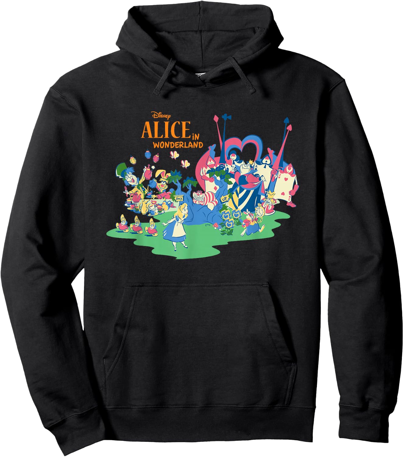 Disney Alice in Wonderland Characters Hoodie - Hoodie | Black