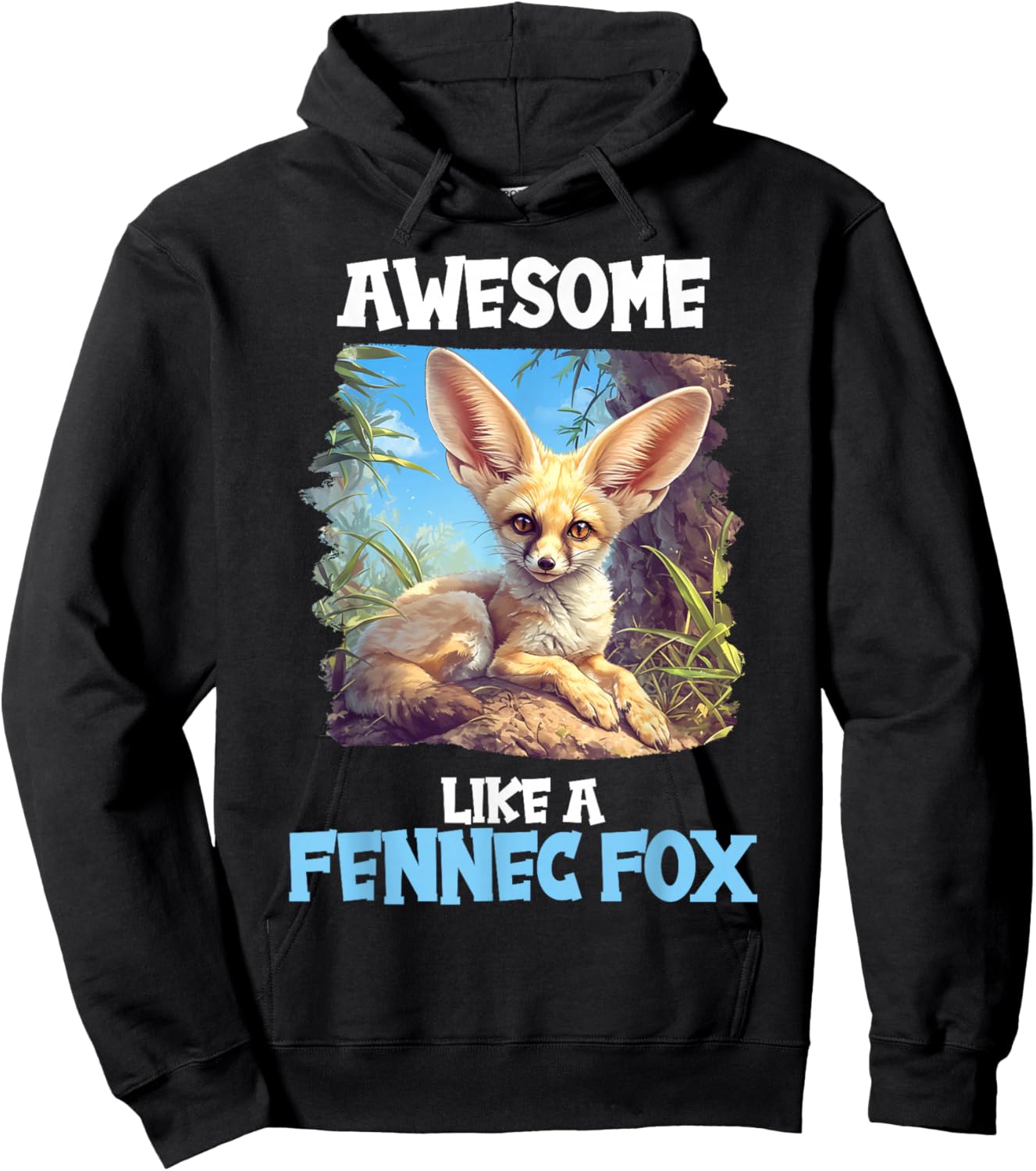 Fennec Foxes Fennec Fox Hoodie - Hoodie | Black