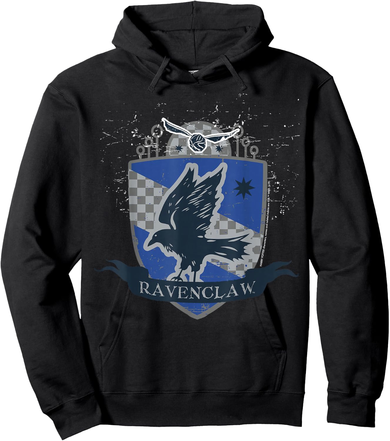 Harry Potter Ravenclaw Quidditch Shield Hoodie - Hoodie | Black