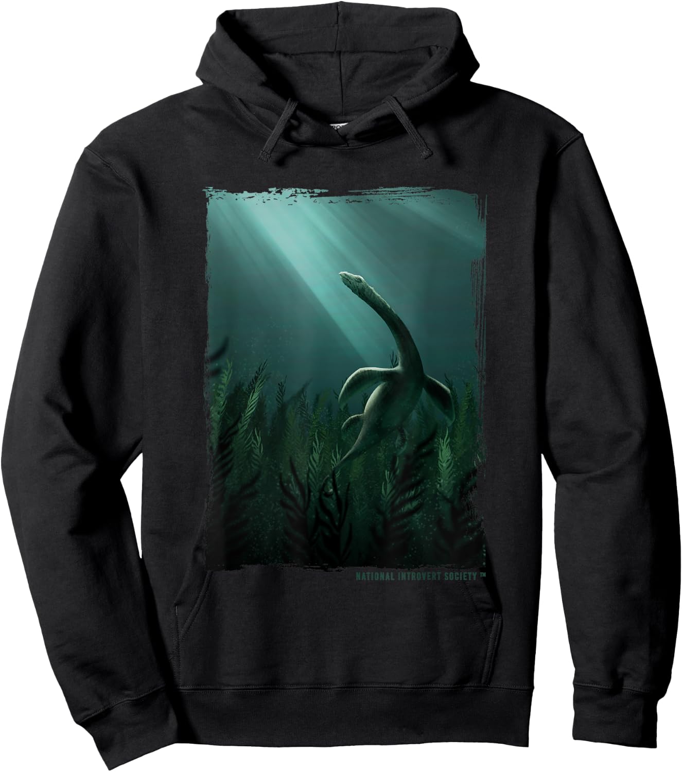 The Loch Ness Monster - Original Nessie Cryptid Art Hoodie - Hoodie | Black