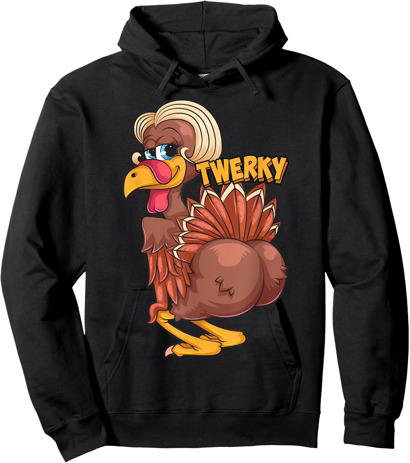 Funny Twerky Dance Cute Love Twerk Dancing Thanksgiving Gift Hoodie - Hoodie | Black