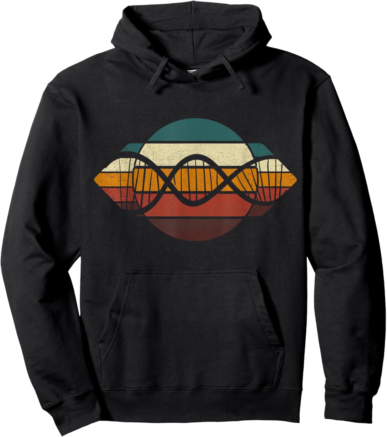 Biochemist Vintage Biochemistry Microbiologist Retro DNA Hoodie - Hoodie | Black