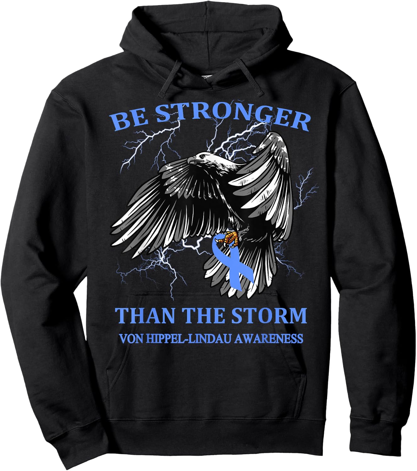 Be Stronger Than The Storm Von Hippel-Lindau Hoodie - Hoodie | Black