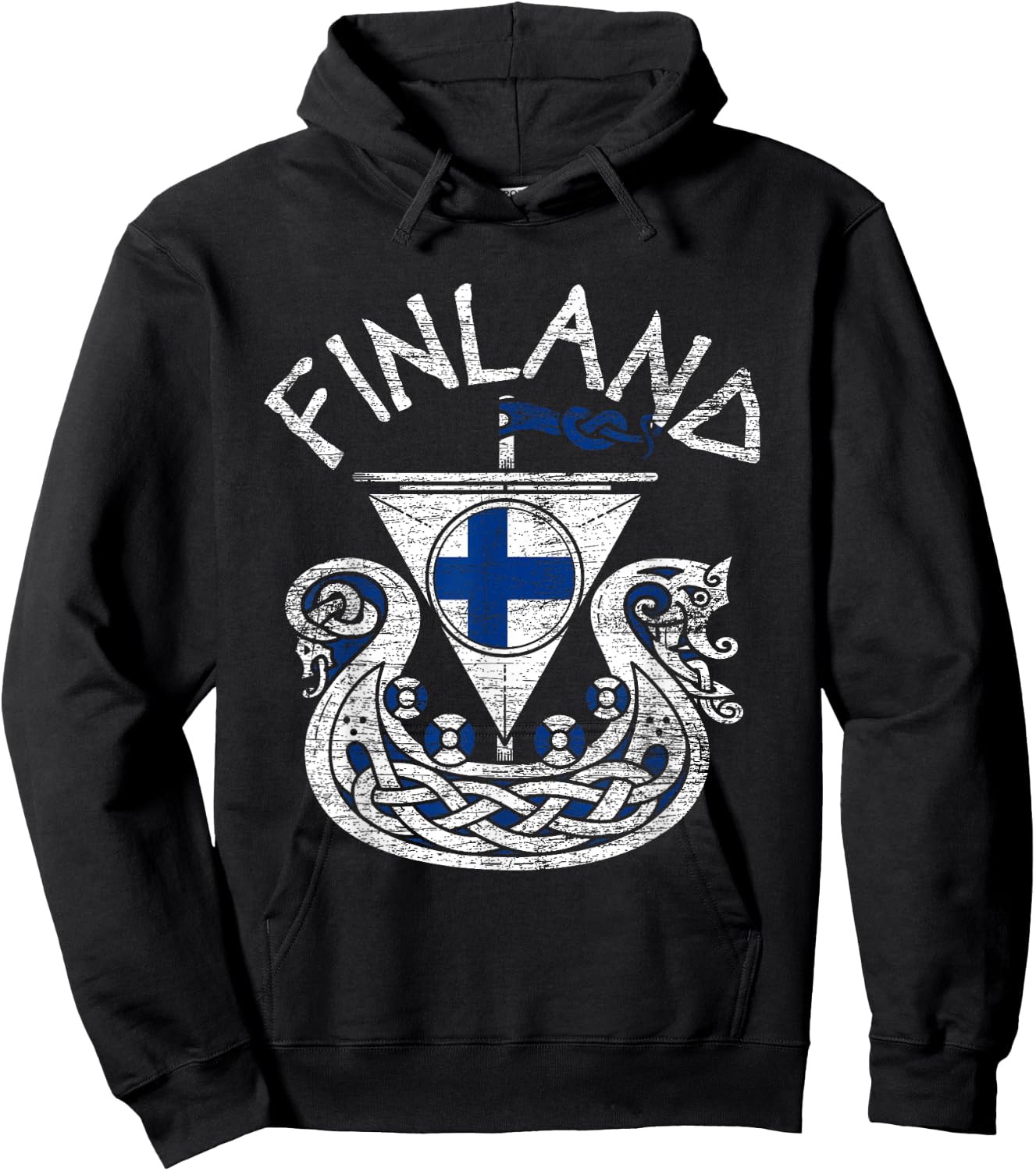 Scandinavia Helsinki Finn Finland Hoodie - Hoodie | Black