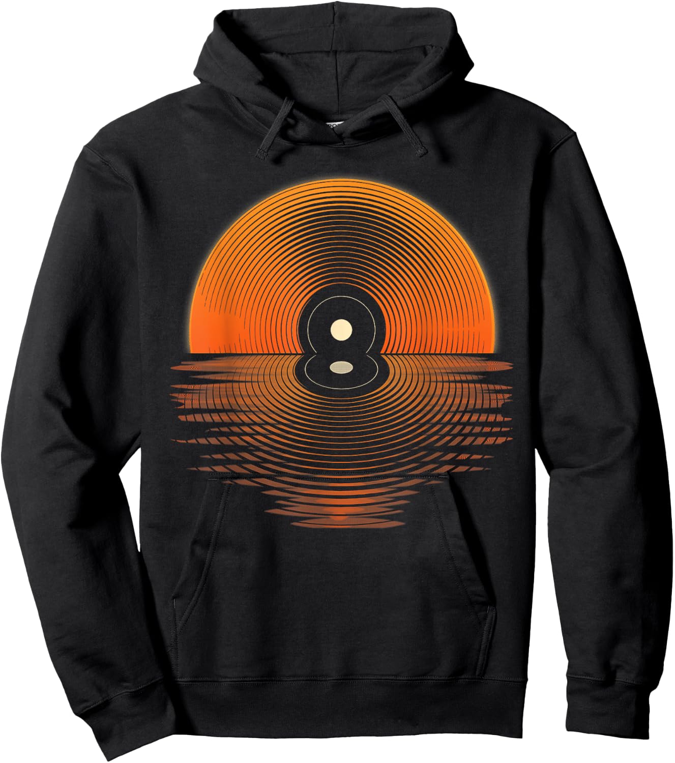 Funny Vinyl Record Art Women Disc Jockey Vinyl Lover Hoodie - Hoodie | Black