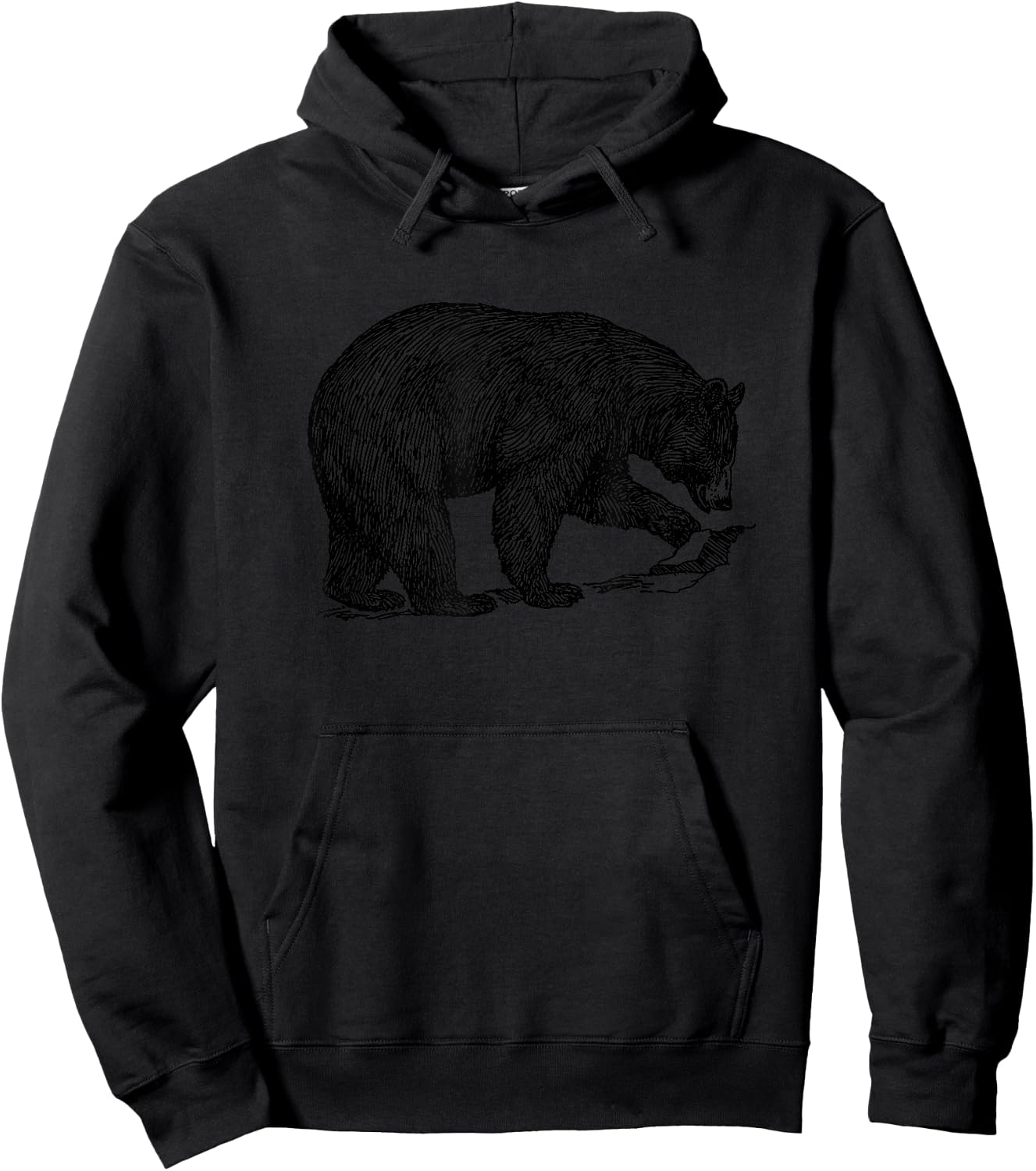 Black Bear Hoodie - Hoodie | Black