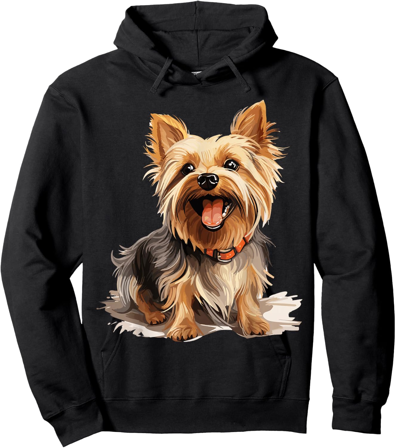 Yorkshire Terrier Yorkie Dog Breed Cute Graphic Hoodie - Hoodie | Black