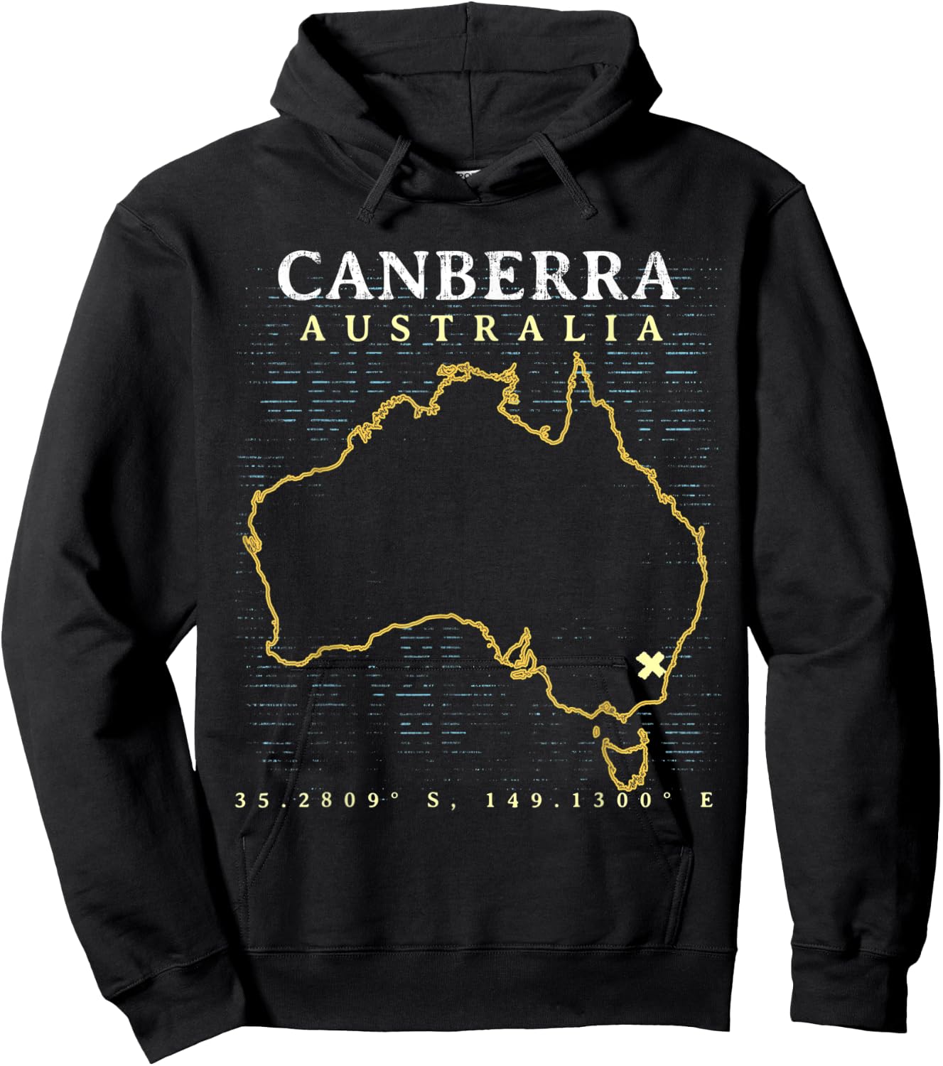 Australia Canberra Hoodie - Hoodie | Black
