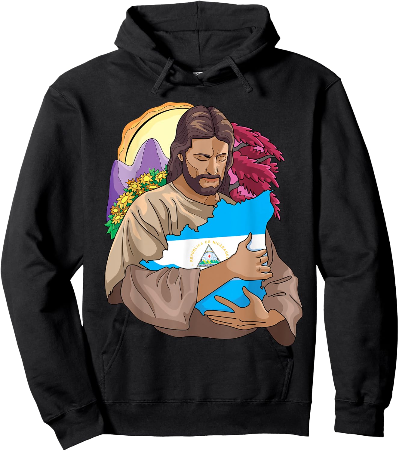 Cami_seta Cristiana Catolica De Nicaragua Hoodie - Hoodie | Black