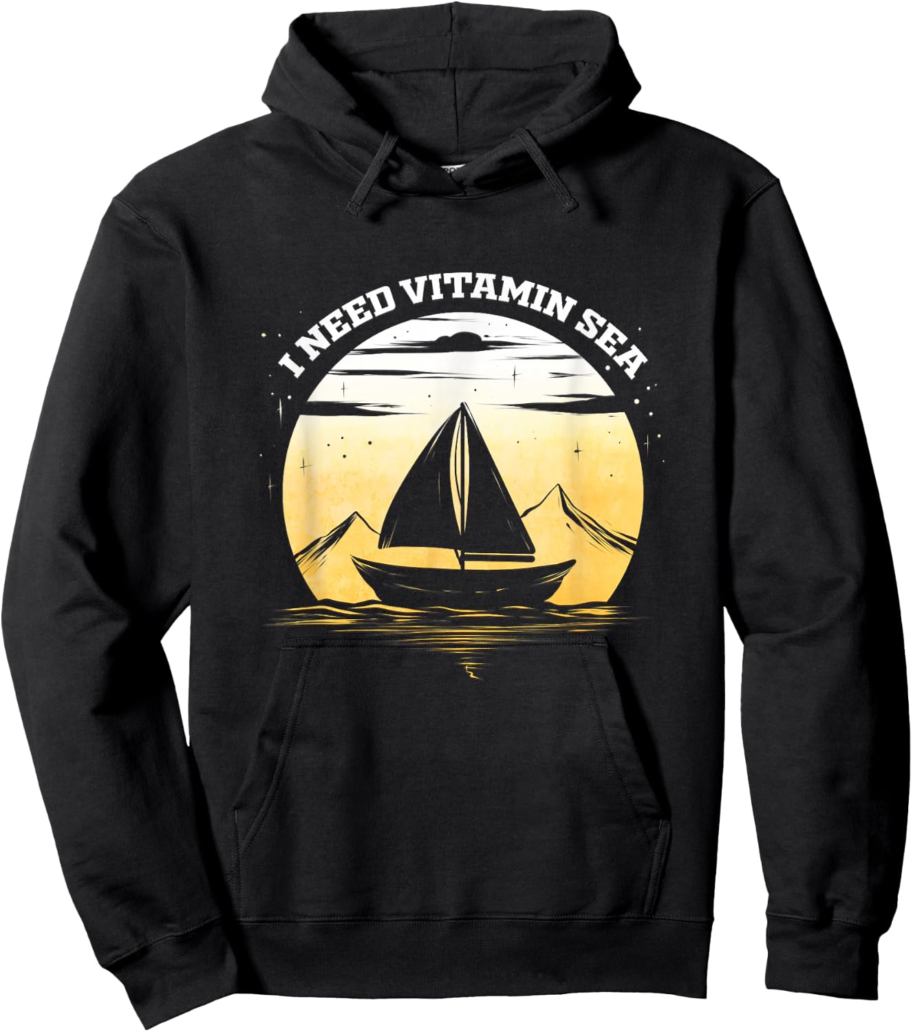 Sail Boat Captain for Sailing Trip Sailboat Sailor Boating Hoodie - Hoodie | Black