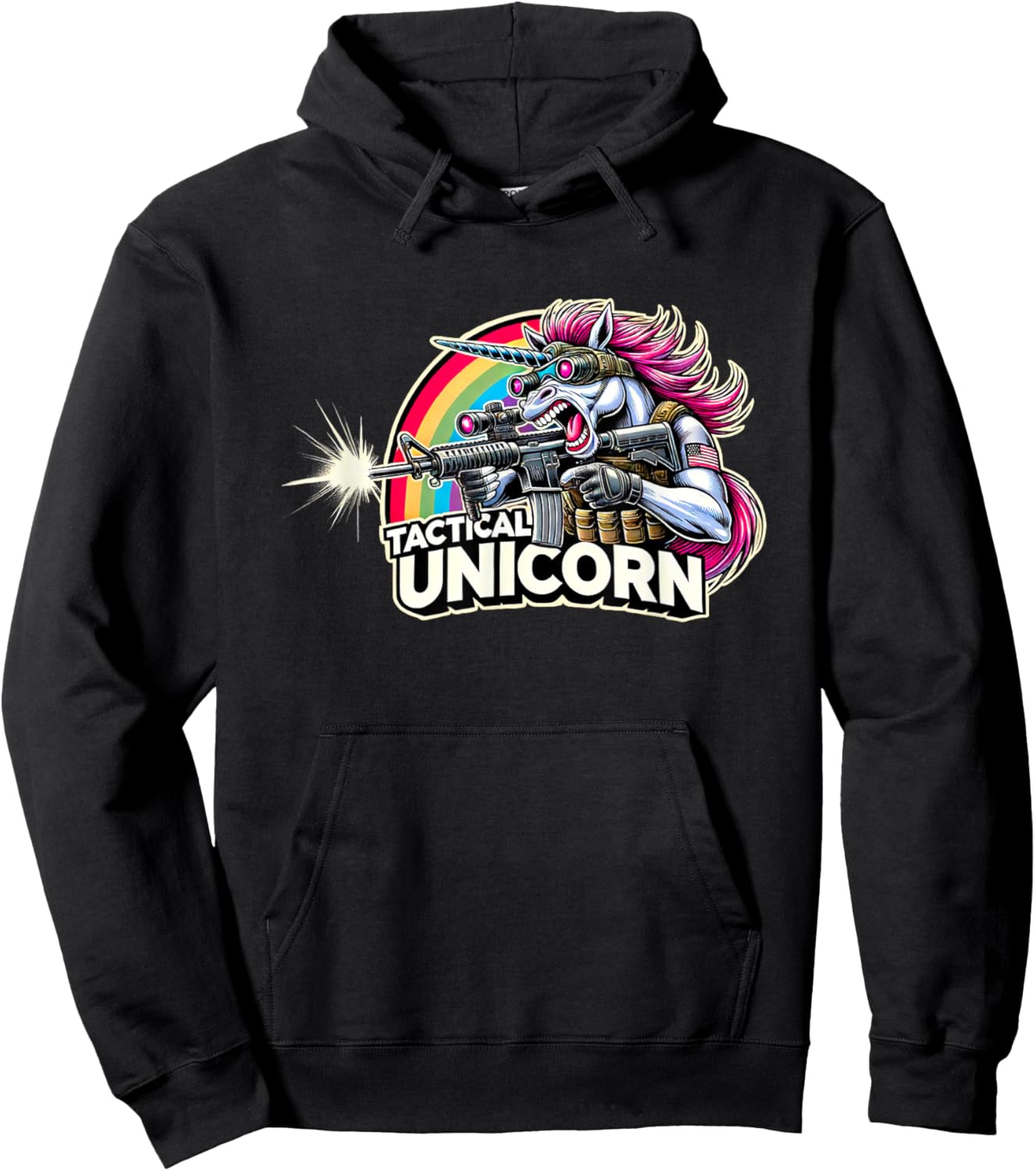 Tactical Unicorn for Police SWAT Operators Hoodie - Hoodie | Black