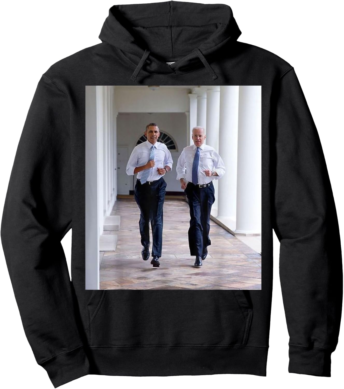 Barack Obama Joe Biden Running Democratic Election Gift Hoodie - Hoodie | Black