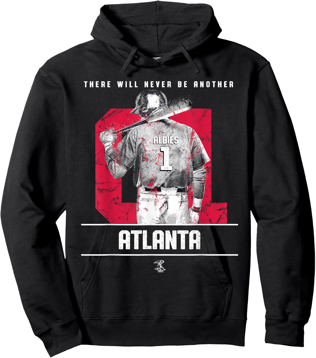 Ozzie Albies - There Will Never Be Another - Apparel Hoodie - Hoodie | Black