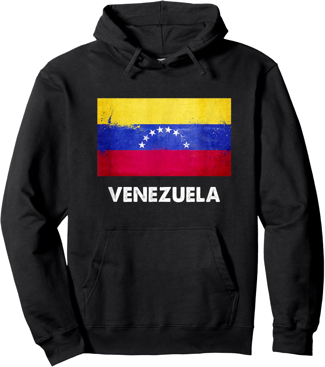 Venezuela Flag Jersey | Venezuela Hoodie - Hoodie | Black