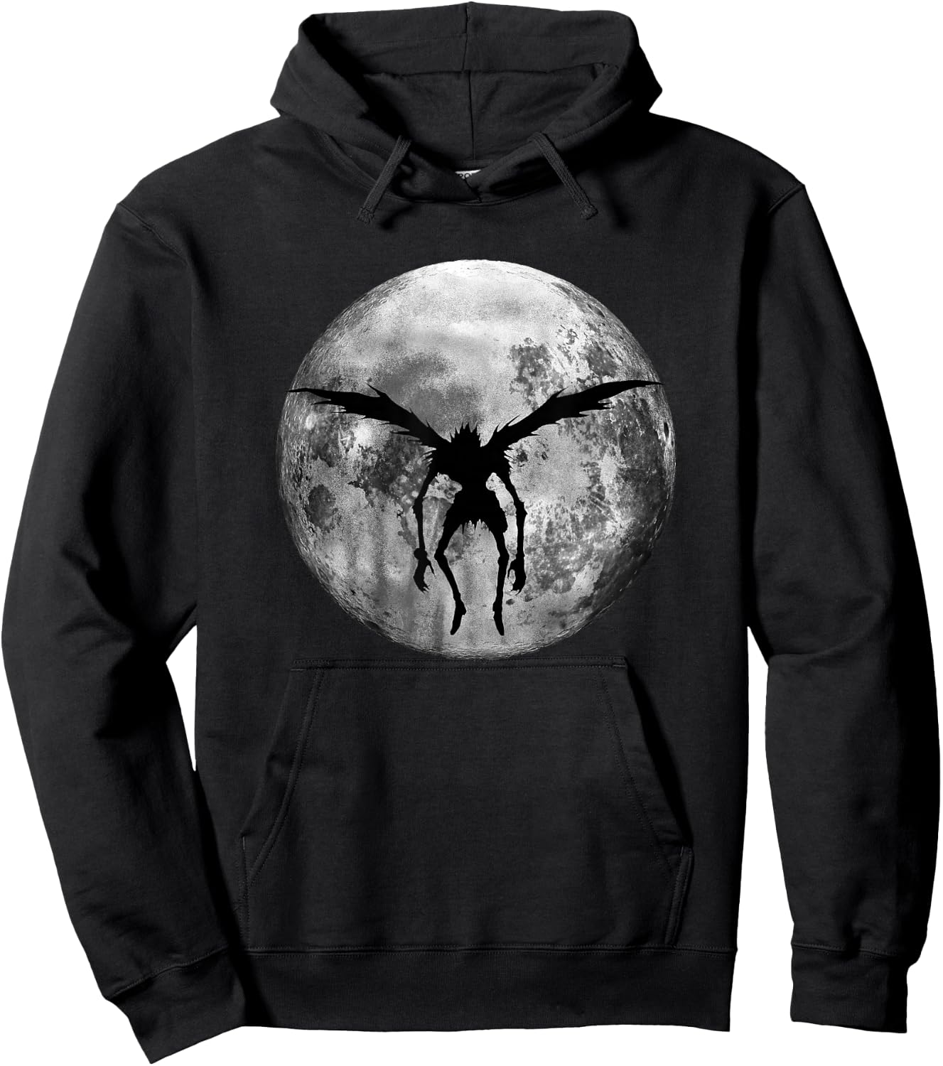 Death Note Ryuk Full Moon Silhouette Anime Hoodie - Hoodie | Black