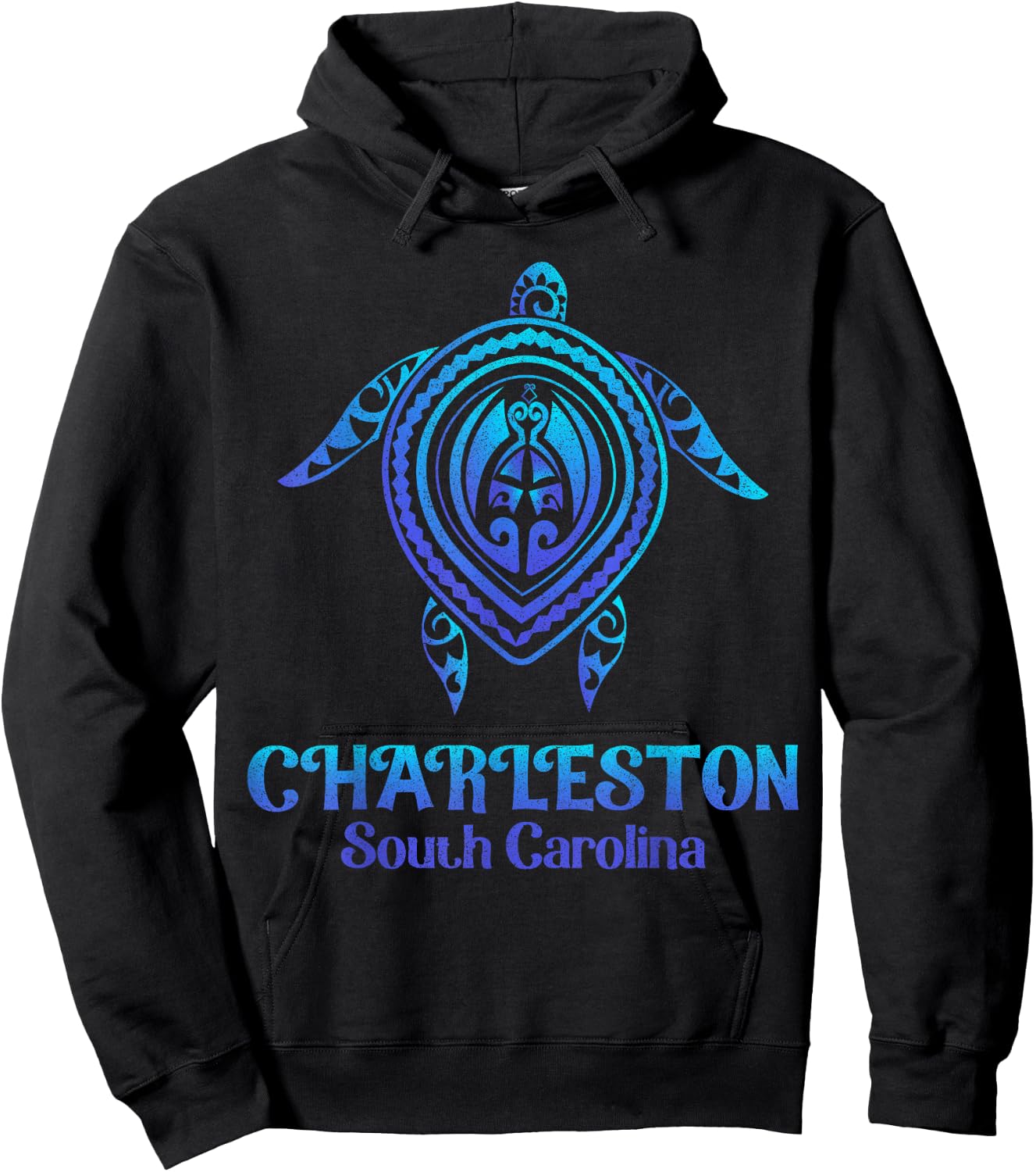 Charleston South Carolina Beach Charleston SC Sea Turtle Men Women Kids Hoodie - Hoodie | Black