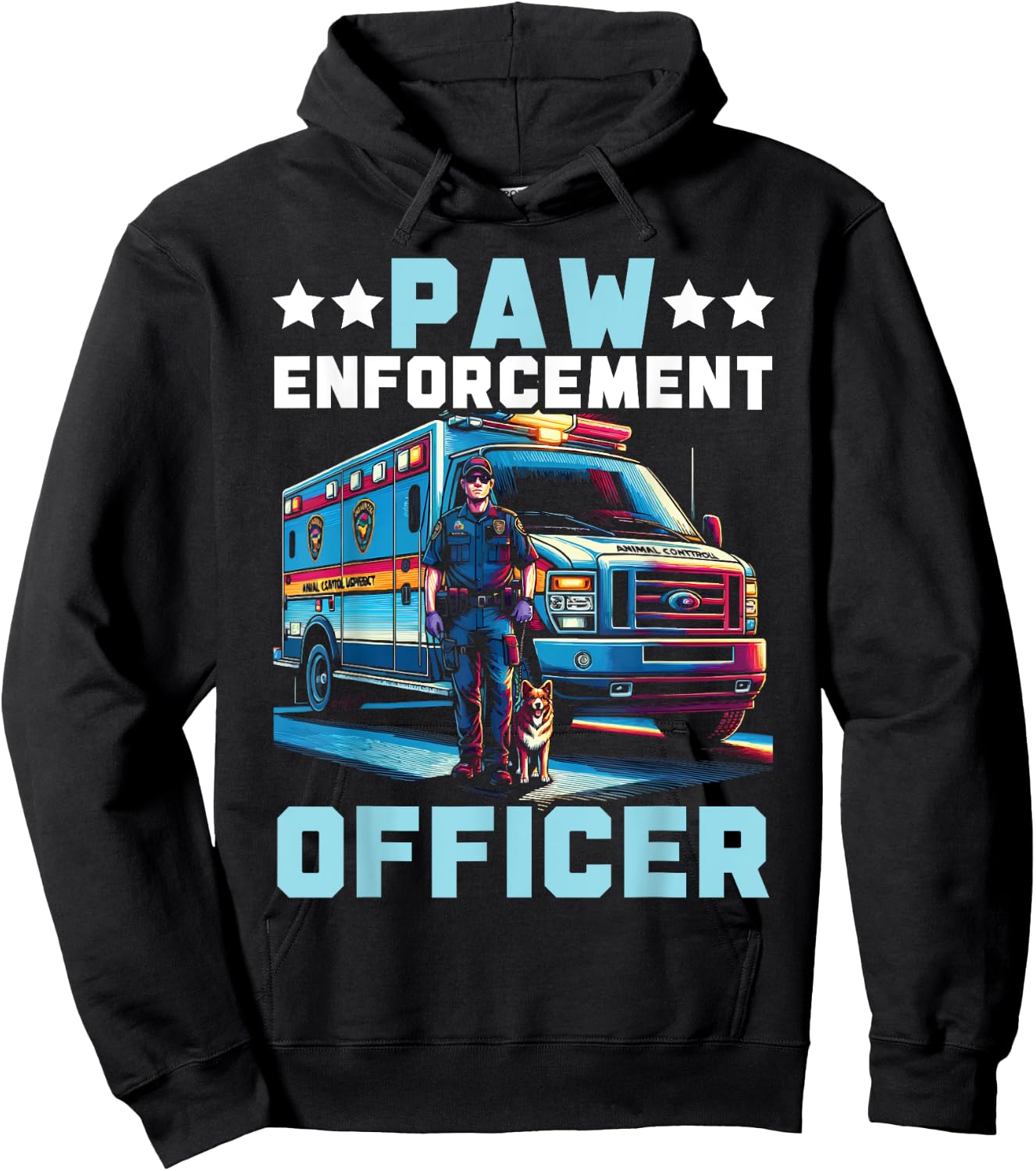 Animal Control Officer Job Occupation Animal Welfare Hoodie - Hoodie | Black
