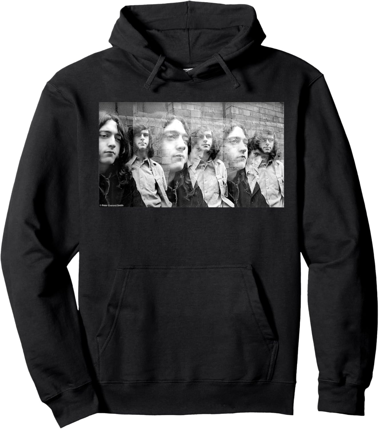 Rory Gallagher With Band Taste By Everard Smith Hoodie - Hoodie | Black