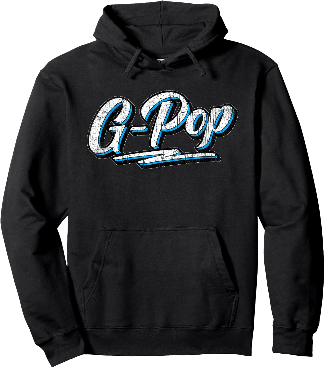 Vintage G-Pop Father's Day for G Pop Grandpa Hoodie - Hoodie | Black