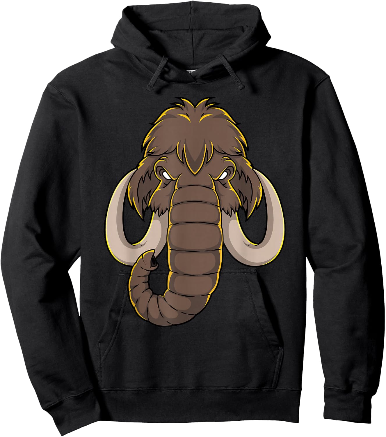Woolly Mammoth Shirt Extinct Prehistoric Animal Lover Hoodie - Hoodie | Black