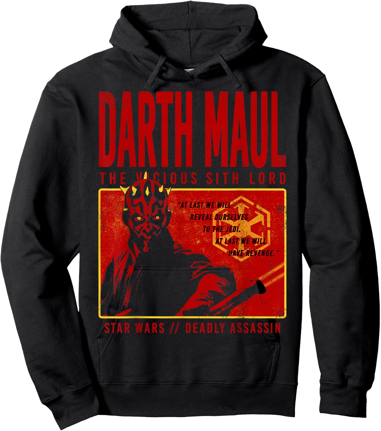 Star Wars Halloween Darth Maul The Vicious Sith Lord Hoodie - Hoodie | Black