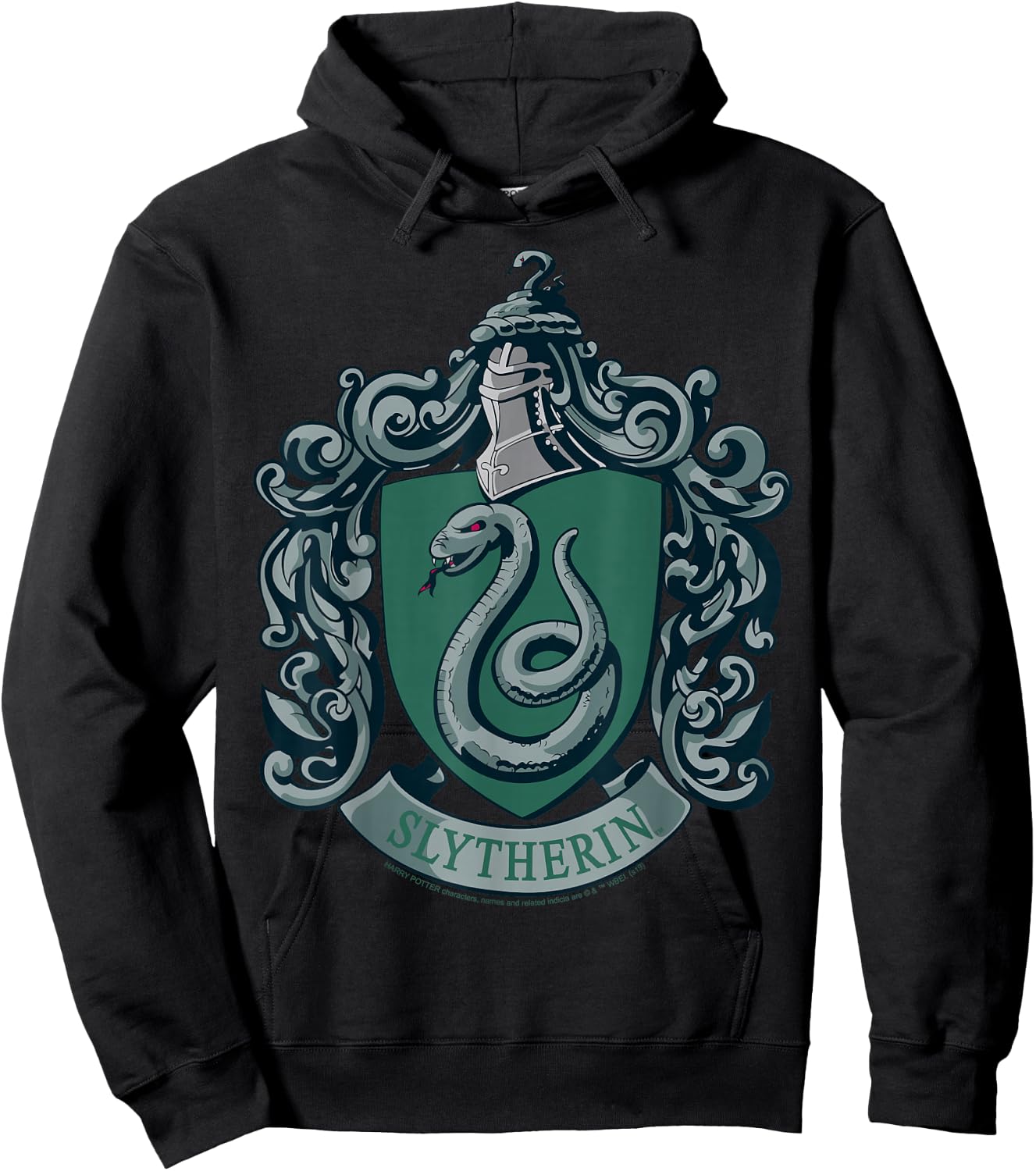 Harry Potter Slytherin House Crest Small Hoodie - Hoodie | Black