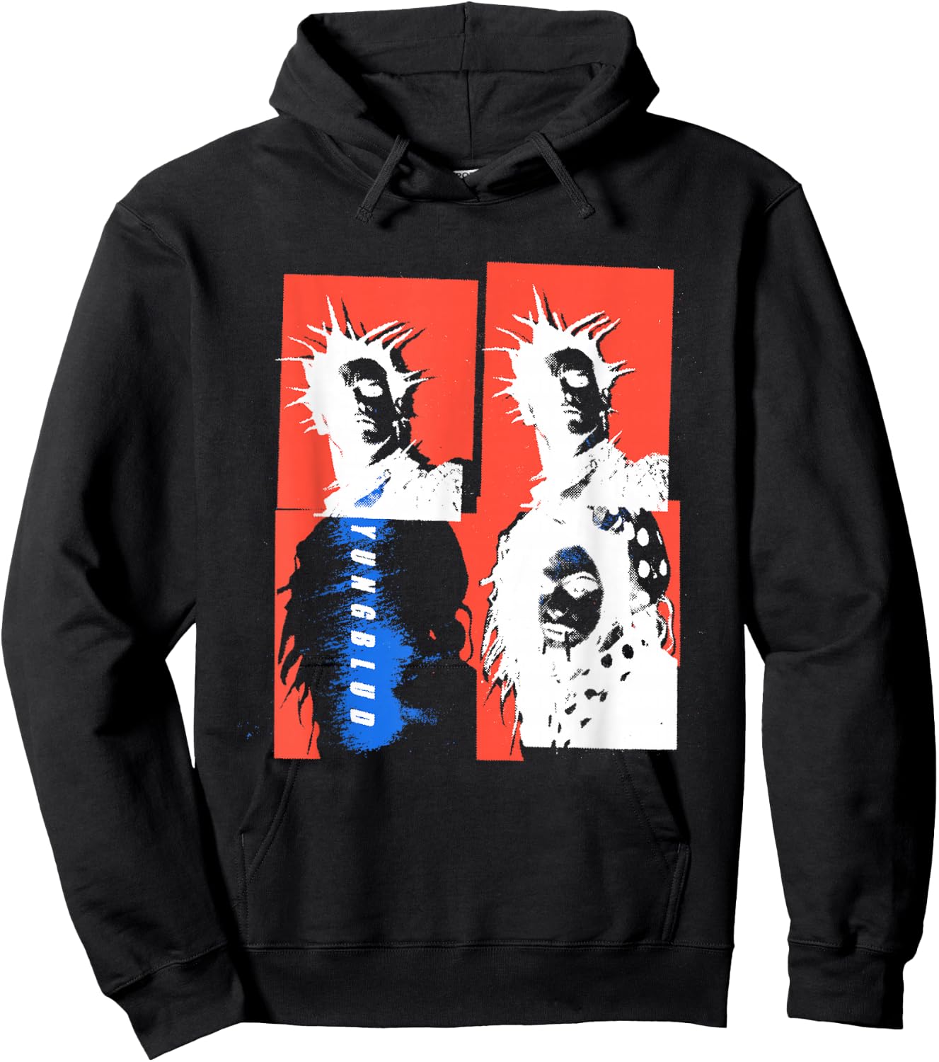 Official Yungblud Graphic Deadhappy Black Hoodie - Hoodie | Black