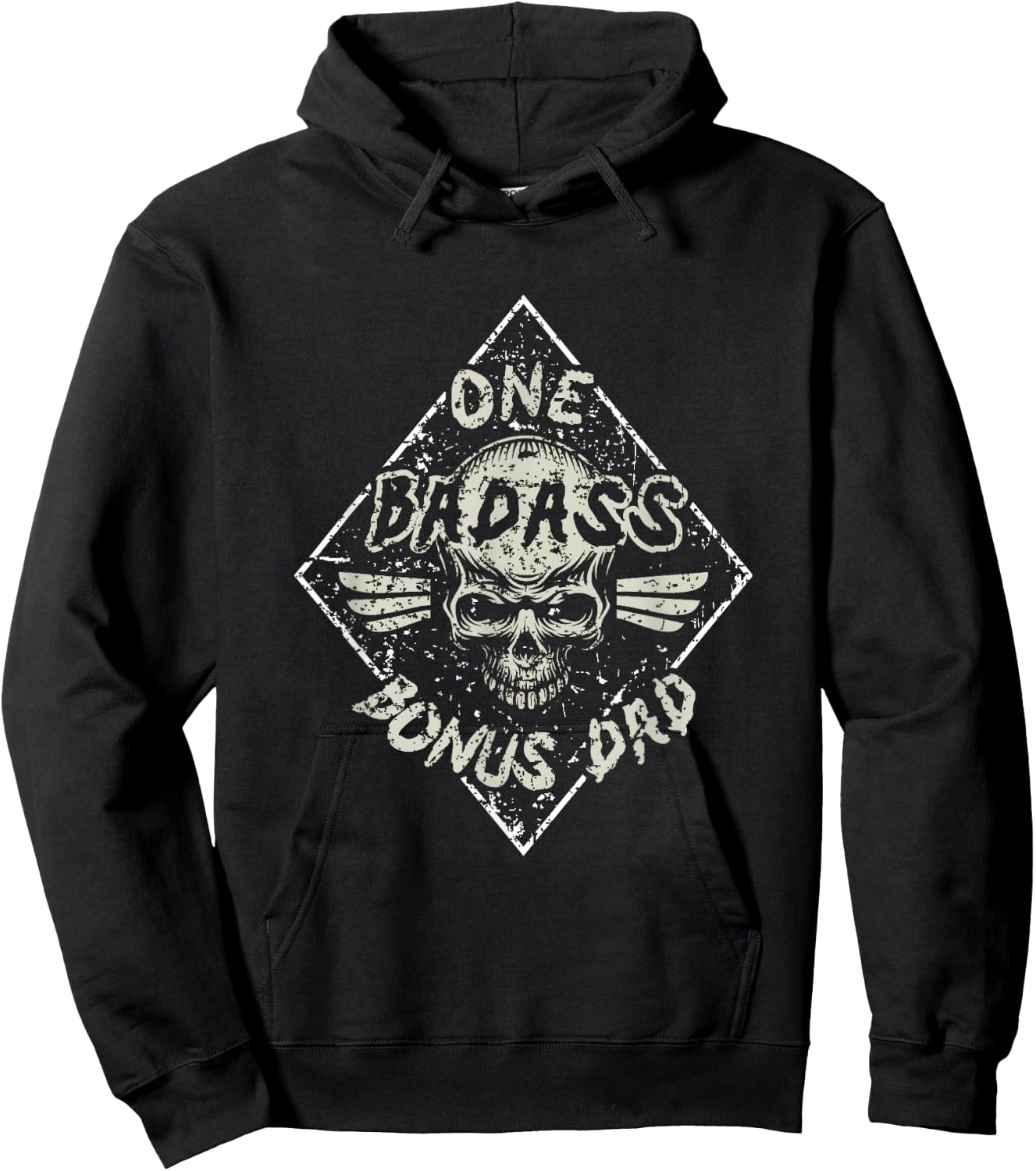 One Badass Bonus Dad Hoodie - Hoodie | Black