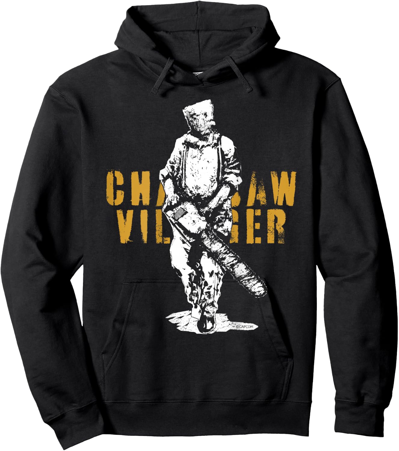 Resident Evil 4 Chainsaw Villager Hoodie - Hoodie | Black