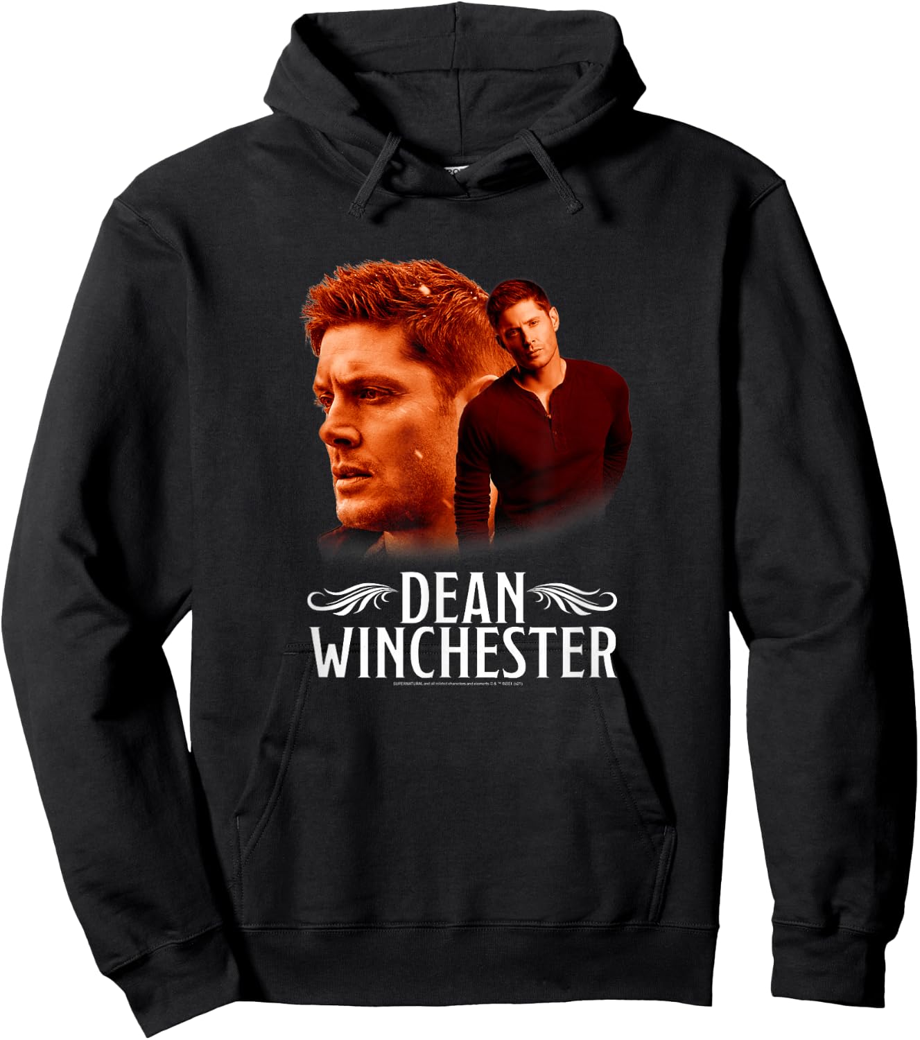 Supernatural Dean Winchester Glamour Shot Profile Hoodie - Hoodie | Black